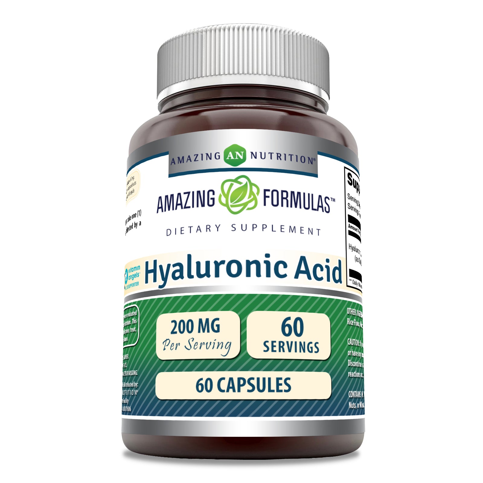 Amazing Formulas Hyaluronic Acid | 200 Mg | 60 Capsules