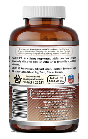 Amazing Formulas Konjac Root 2000 Mg per Serving Supplement | 90 Veggie Capsules