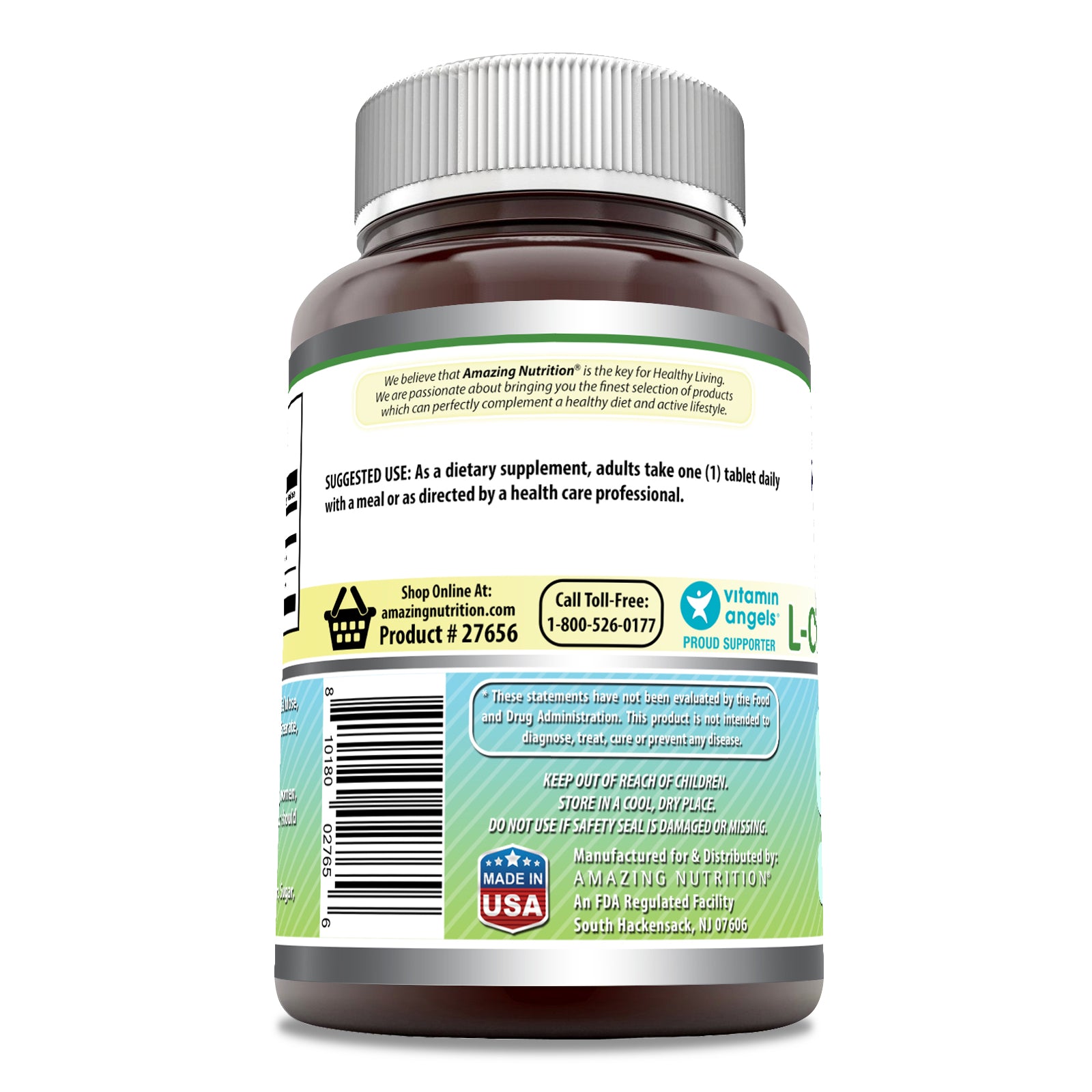 Amazing Formulas L-Arginine L-Citrulline Complex | 1000 Mg | 120 Tablets