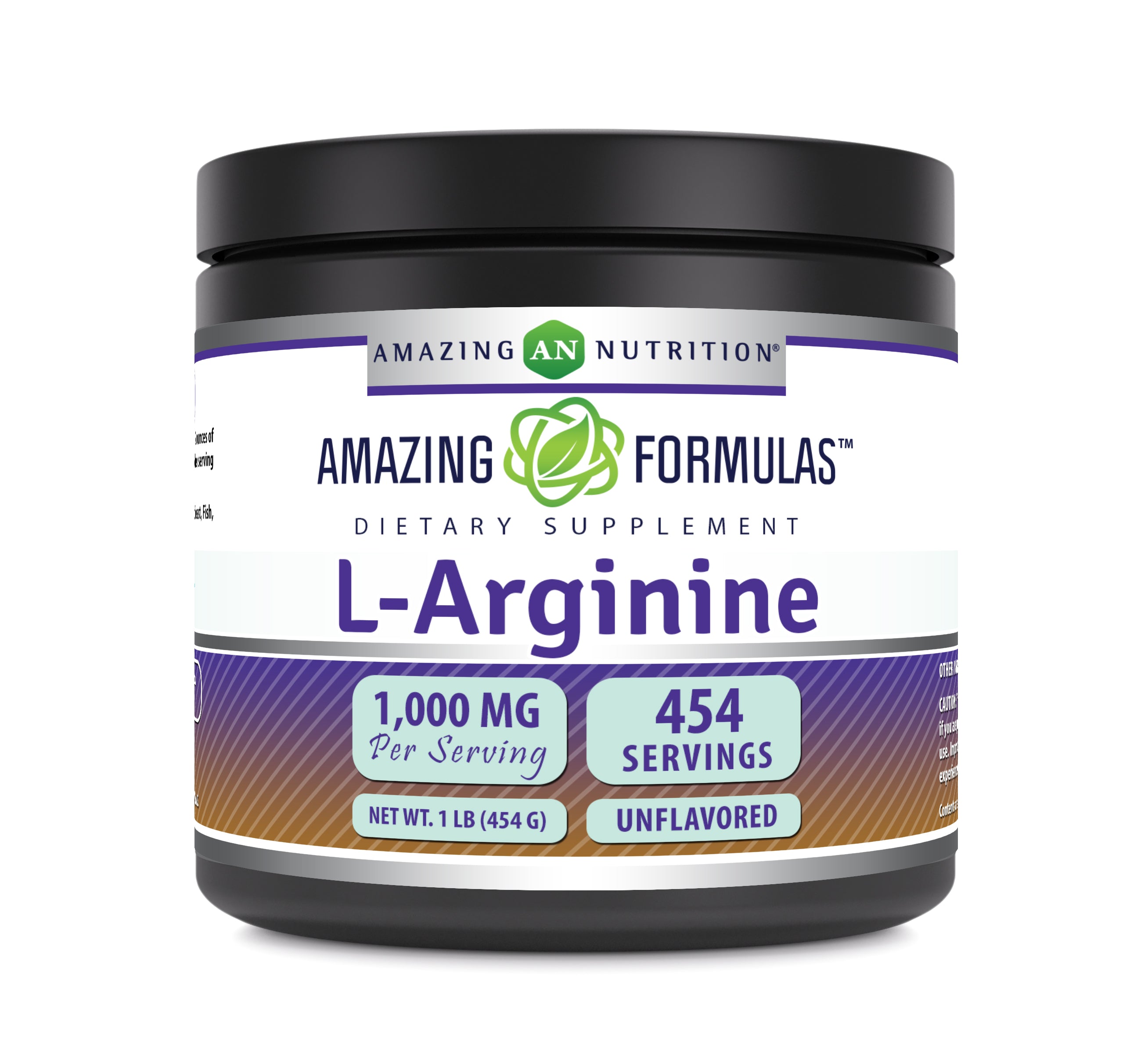 Amazing Formulas L-Arginine | 1 Lb Powder | 454 Servings | 1,000 Mg Per Serving