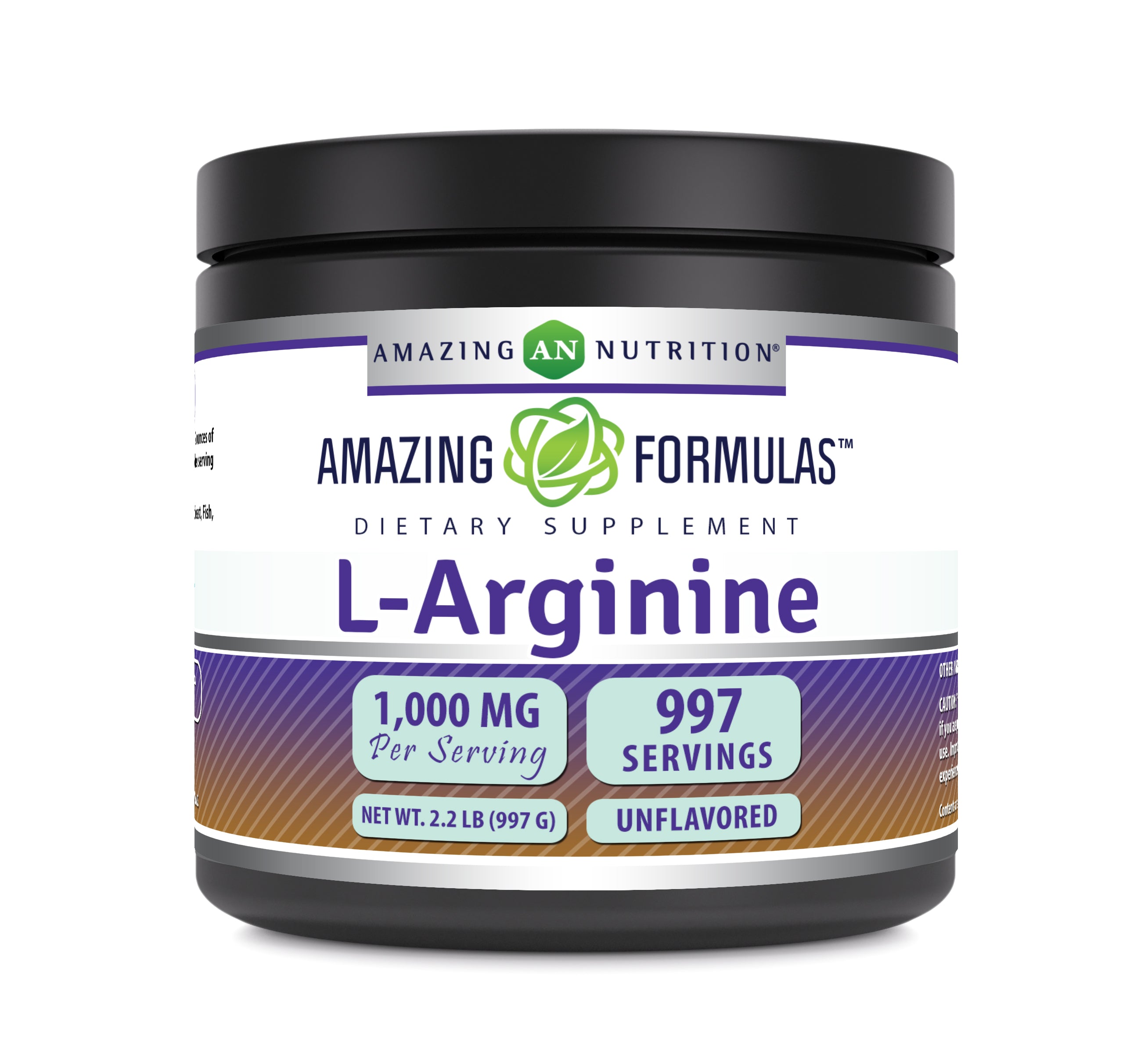 Amazing Formulas L-Arginine | 2.2 Lbs Powder | 997 Servings | 1,000 Mg Per Serving