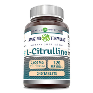 Amazing Formulas L-Citrulline | 2000 Mg Per Serving | 240 Tablets