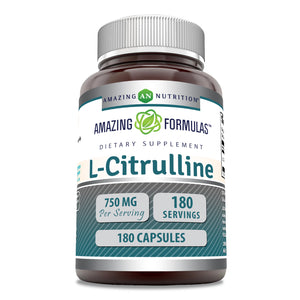 Amazing Formulas L-Citrulline |  750 Mg | 180 Capsules