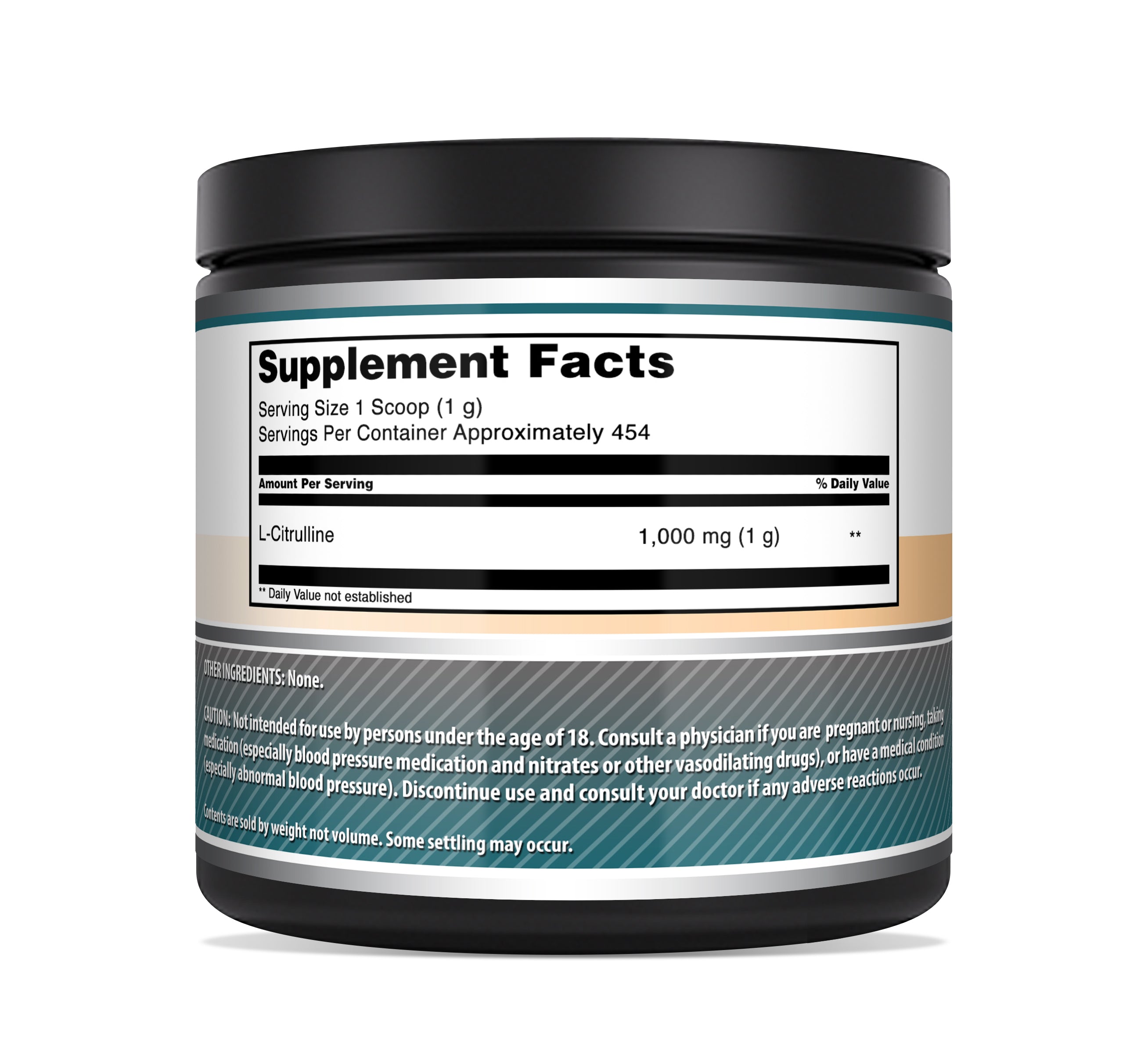 Amazing Formulas L-Citrulline 1000 Mg | 1 LB (454 G) | Unflavored Pre & Post Workout Powder