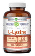 Amazing Formulas L-Lysine (as L-Lysine HCl) 500 Mg | 120 Capsules