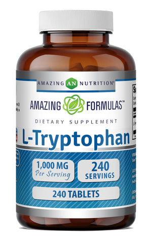 Amazing Formulas L-Tryptophan 1000 Mg | 240 Tablets