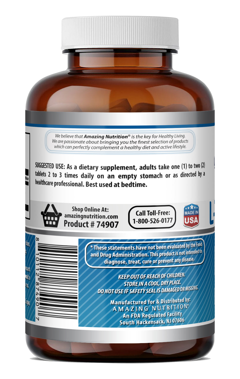 Amazing Formulas L-Tryptophan 1000 Mg | 240 Tablets