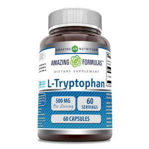 Amazing Formulas L-Tryptophan | 500 Mg | 60 capsules