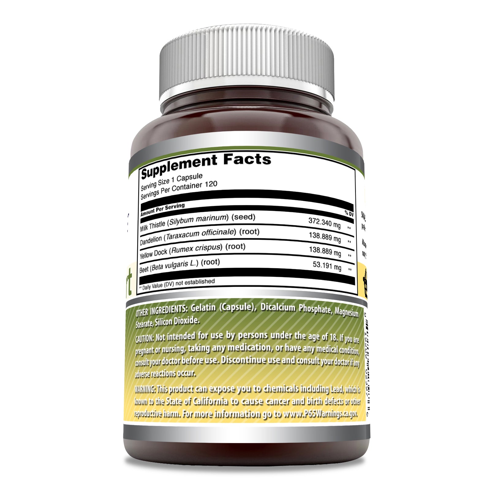 Amazing Formulas Liver Support | 120 Capsules