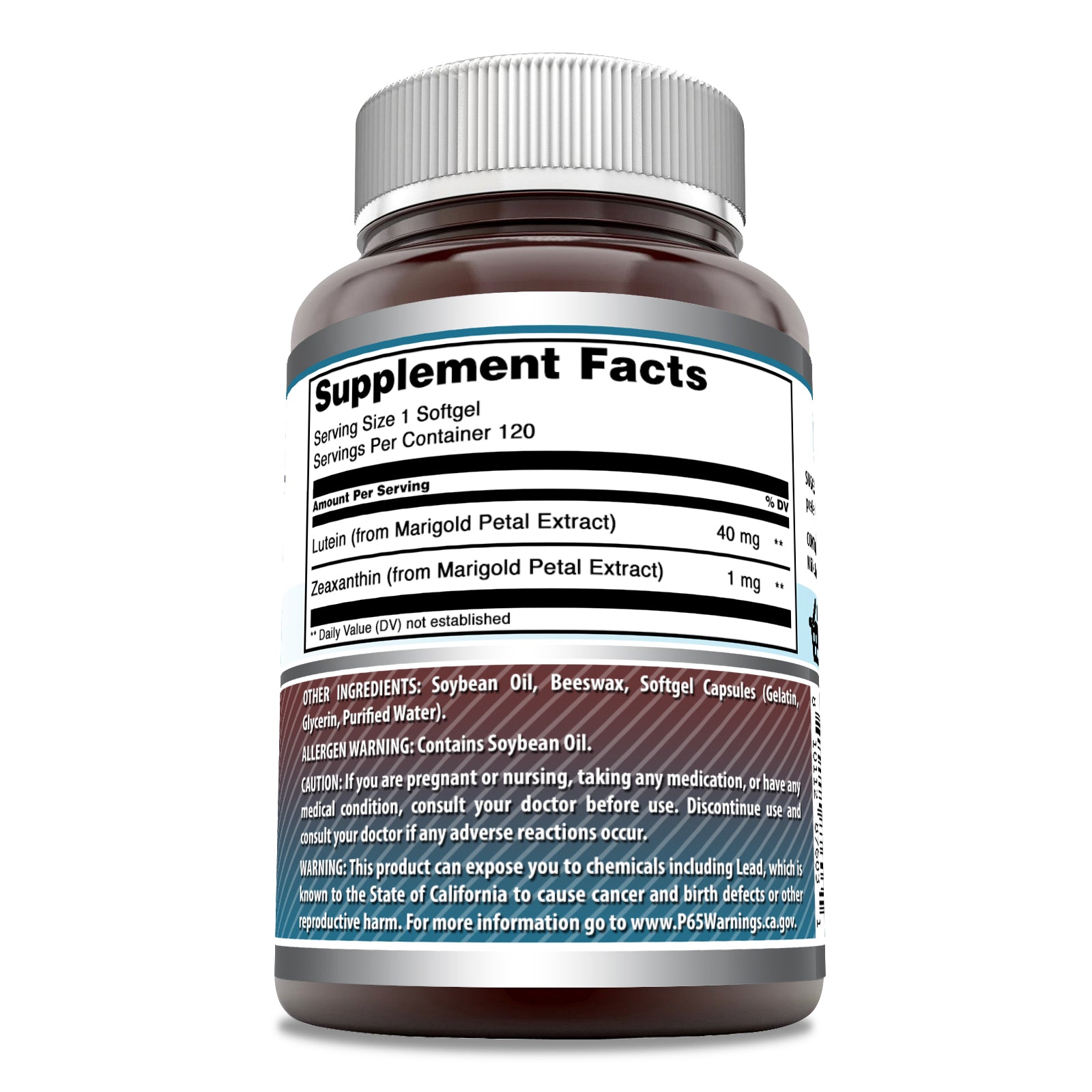 Amazing Formulas Lutein with Zeaxanthin | 40 Mg | 120 Softgels