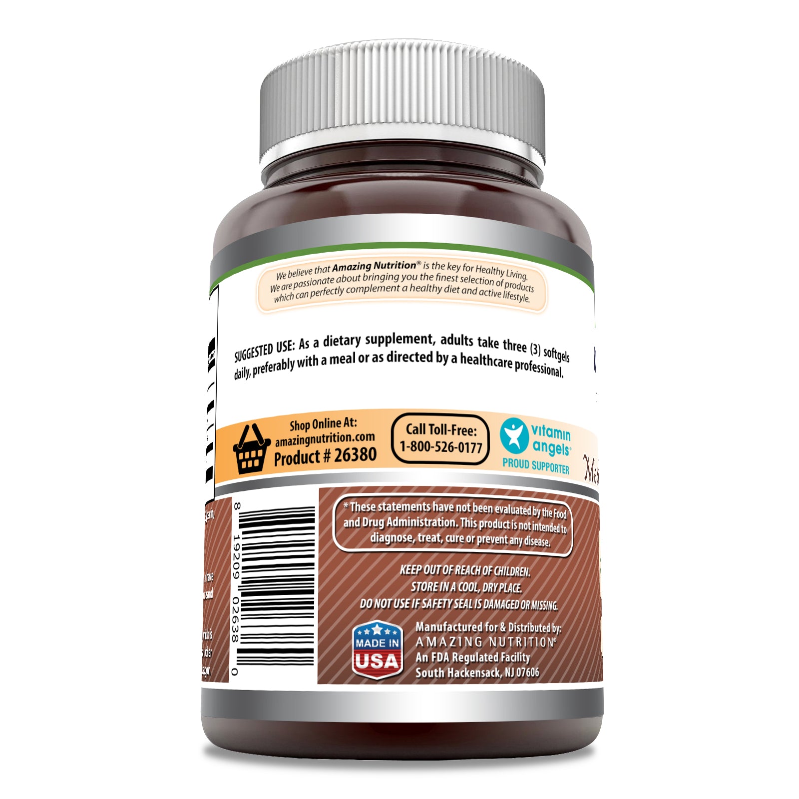 Amazing Formulas MCT Oil | 3000 Mg Per Serving | 150 Softgels