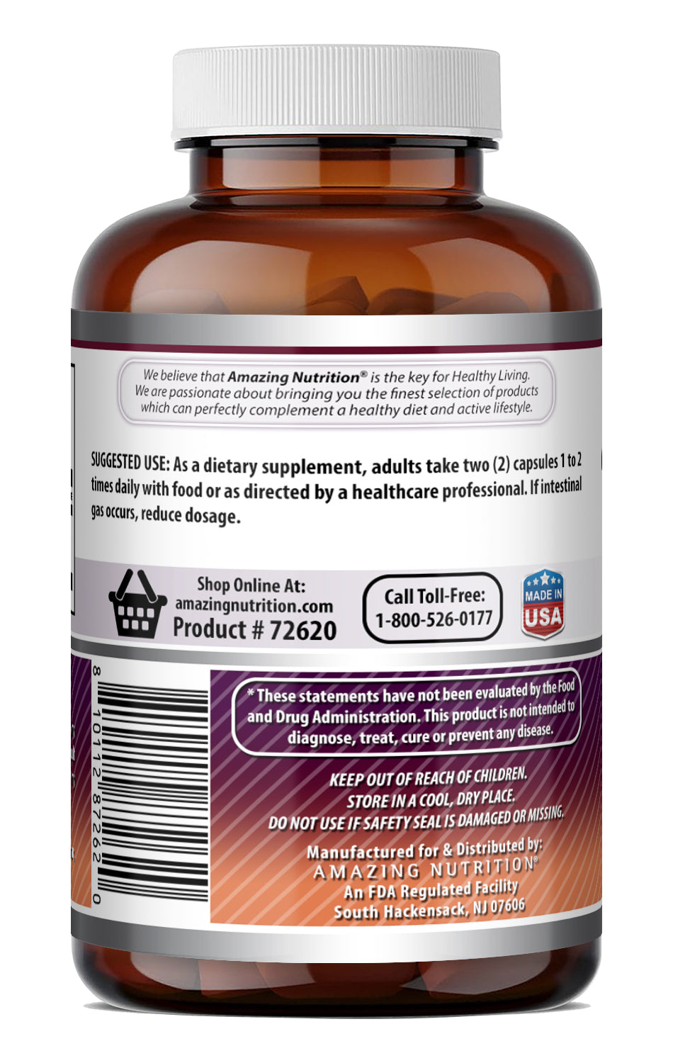 Amazing Formulas MSM (Methylsulfonylmethane) 2000 Mg per Serving | 120 Capsules