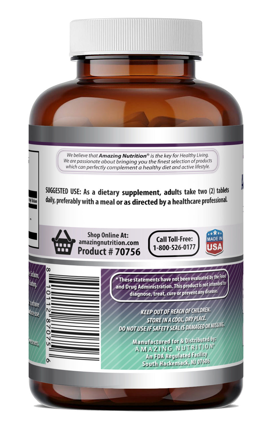 Amazing Formulas MSM (Methylsulfonylmethane) 2,000 Mg per Serving | 400 Tablets