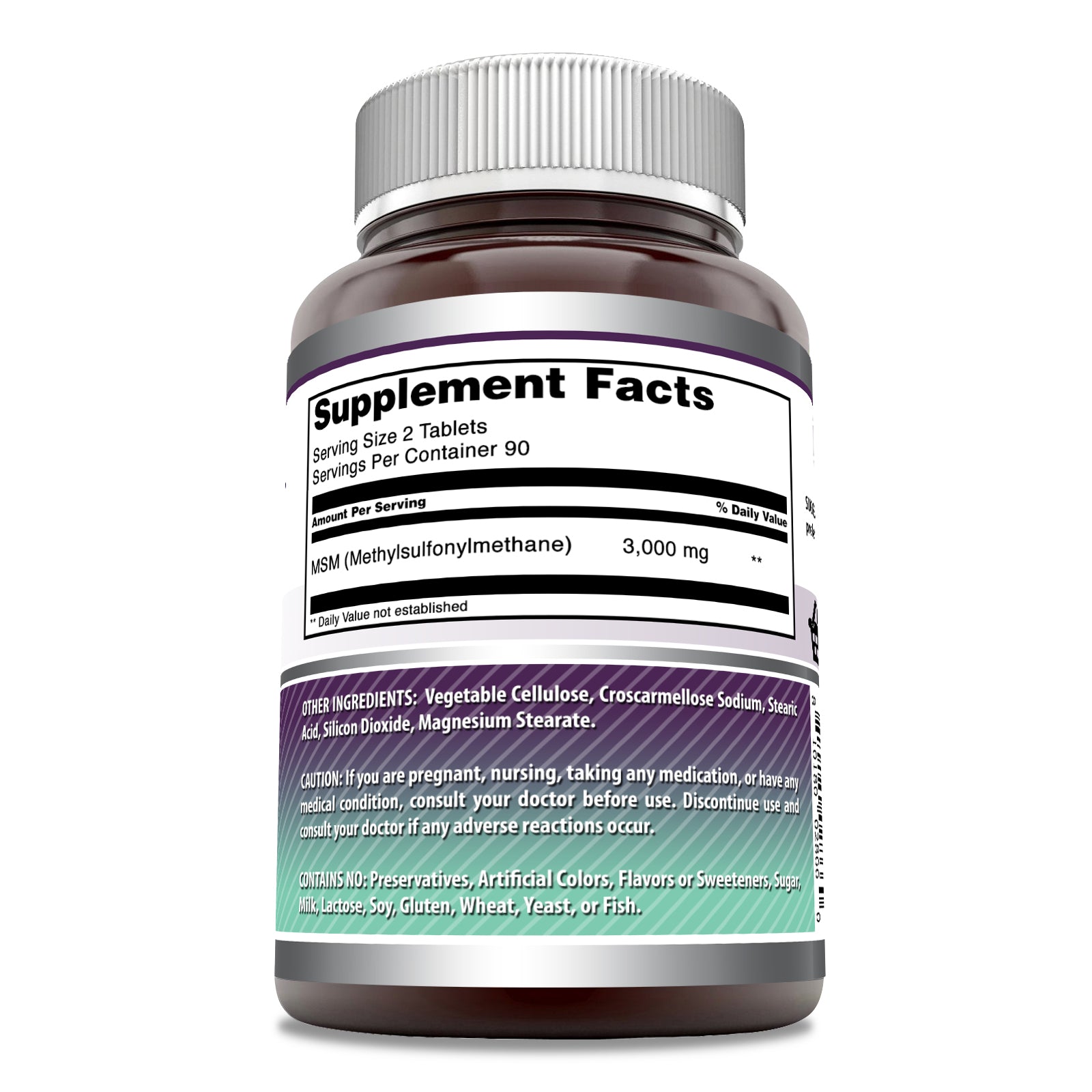 Amazing Formulas MSM | 3000 Mg Per Serving | 180 Tablets