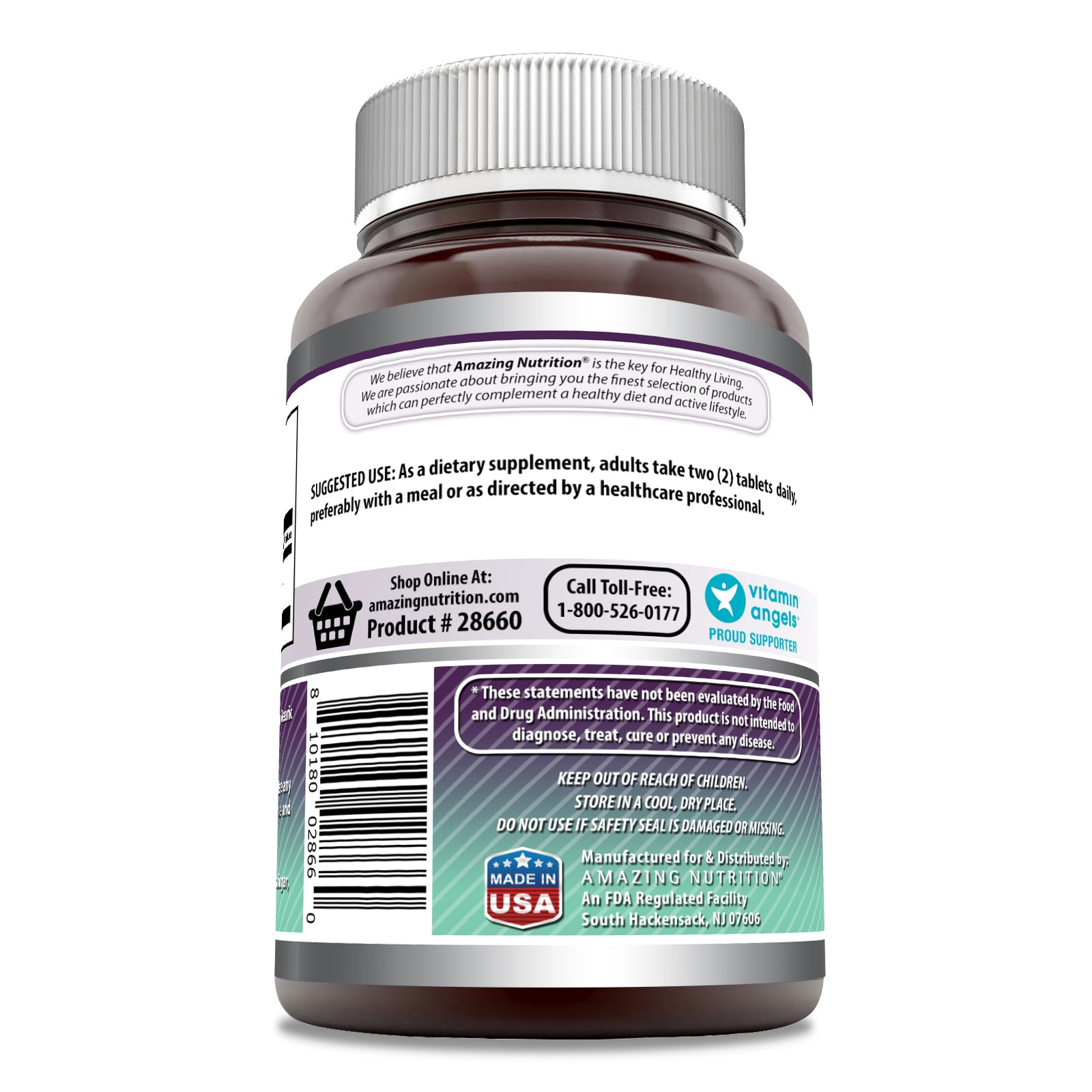 Amazing Formulas MSM | 3000 Mg Per Serving | 180 Tablets