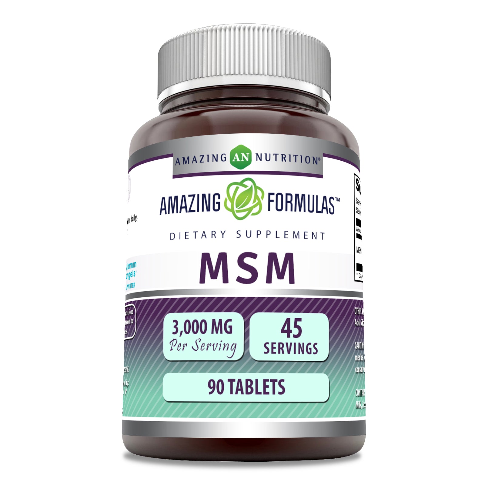 Amazing Formulas MSM | 3000 Mg Per Serving | 90 Tablets