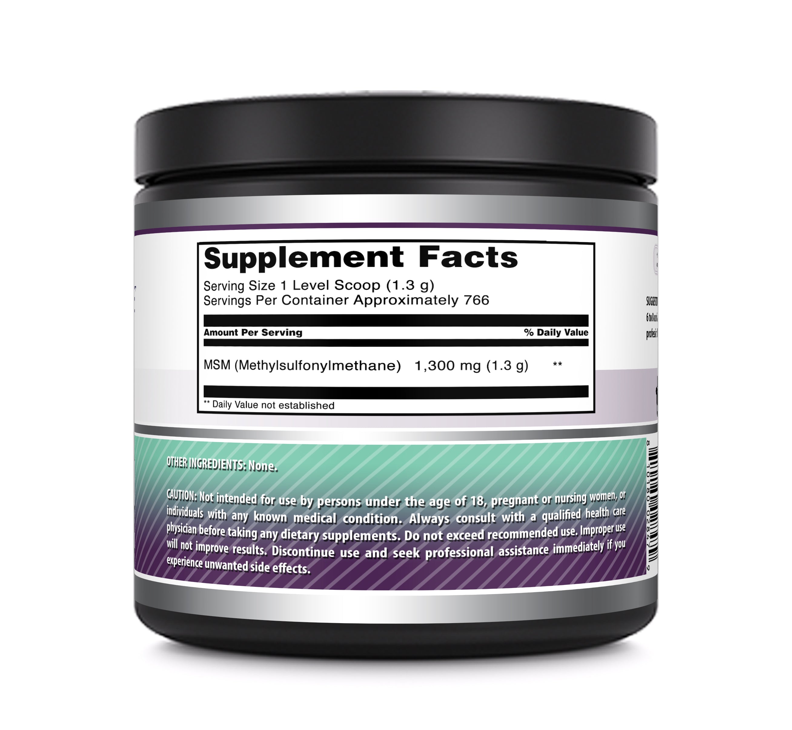 Amazing Formulas MSM (Methylsulfonylmethane) 1300 Mg per Serving | Unflavored Powder | 766 Servings (2.2 Lb | 907 Grams)