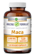 Amazing Formulas Maca (from 500 Mg of 10:1 Extract) | 5000 Mg Equivalent | 120 Veggie Capsules