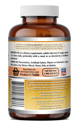 Image of Amazing Formulas Maca (from 500 Mg of 10:1 Extract) | 5000 Mg Equivalent | 120 Veggie Capsules