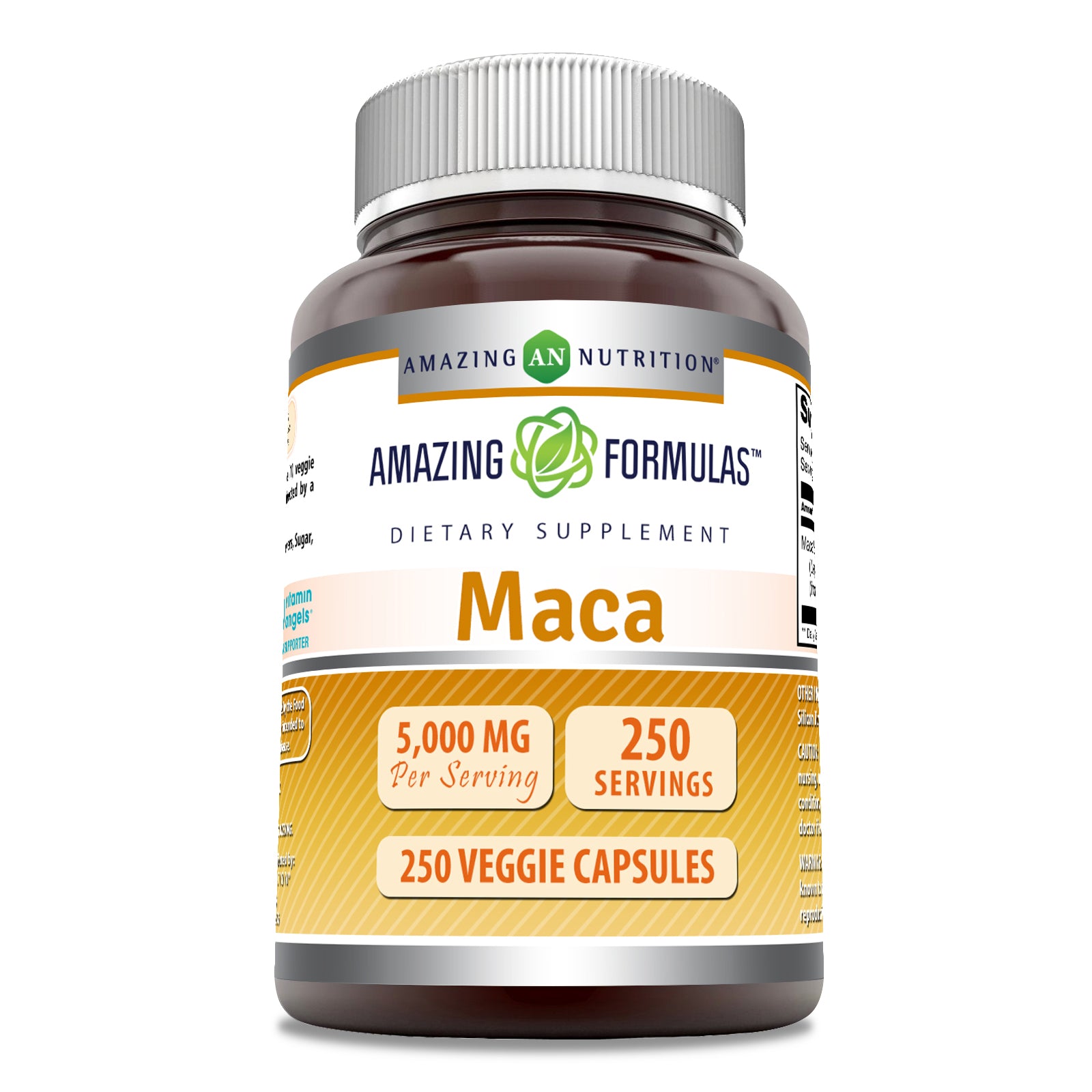 Amazing Formulas Maca | 5000 mg | 250 Veggie Capsules