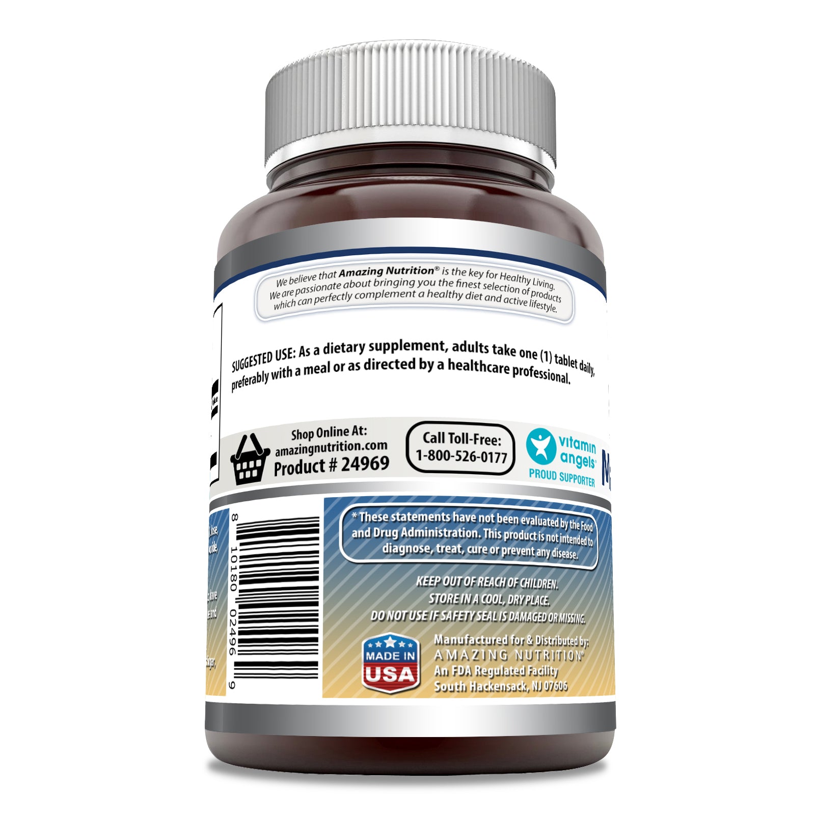 Amazing Formulas Magnesium Citrate | 200 Mg | 240 Tablets