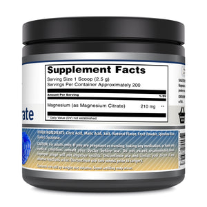 Amazing Formulas Magnesium Citrate | 200 Mg Per Serving | 200 Servings | Blue Raspberry Flavor