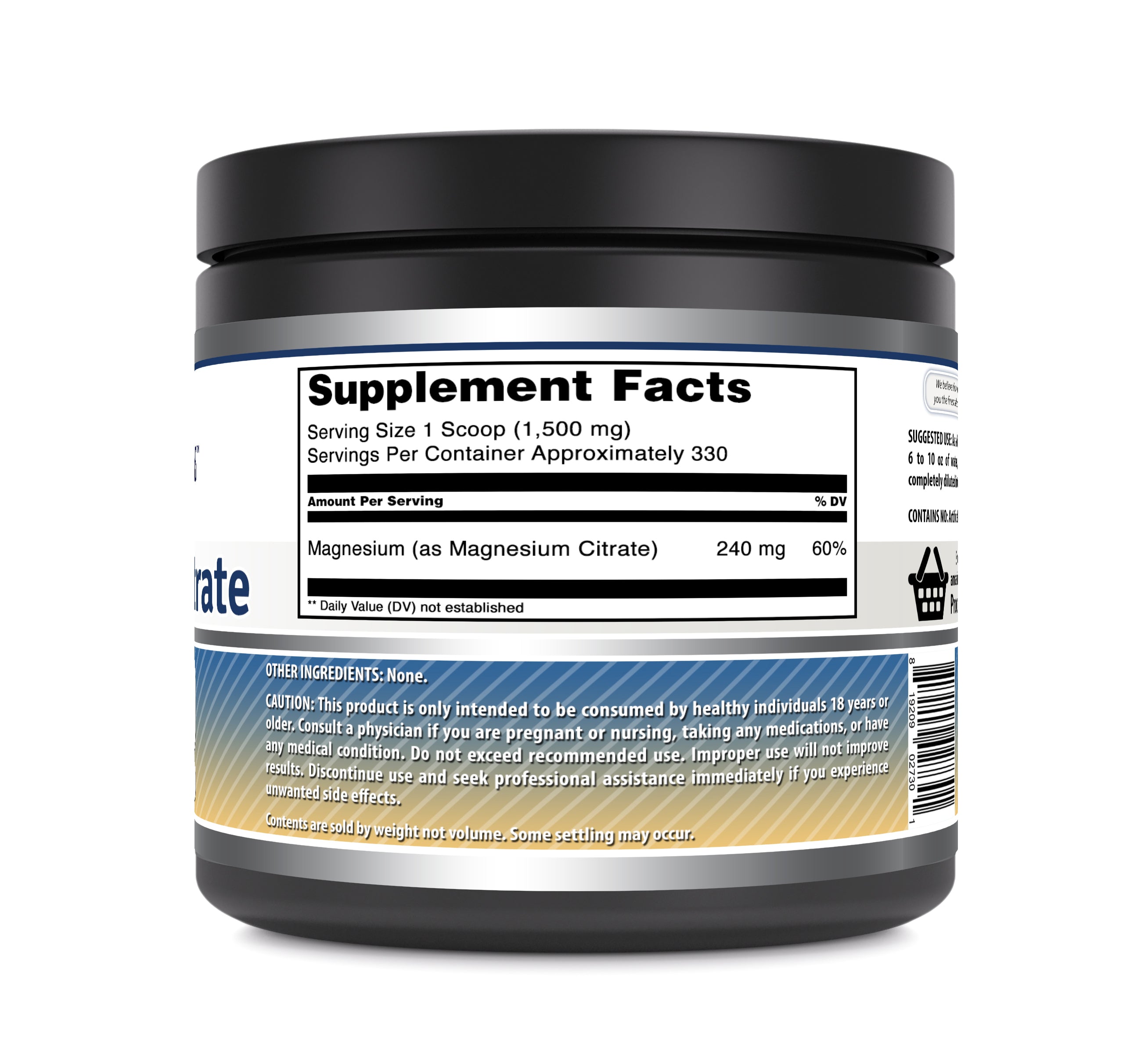 Amazing Formulas Magnesium Citrate | 240 Mg Per Serving | 330 Servings Powder