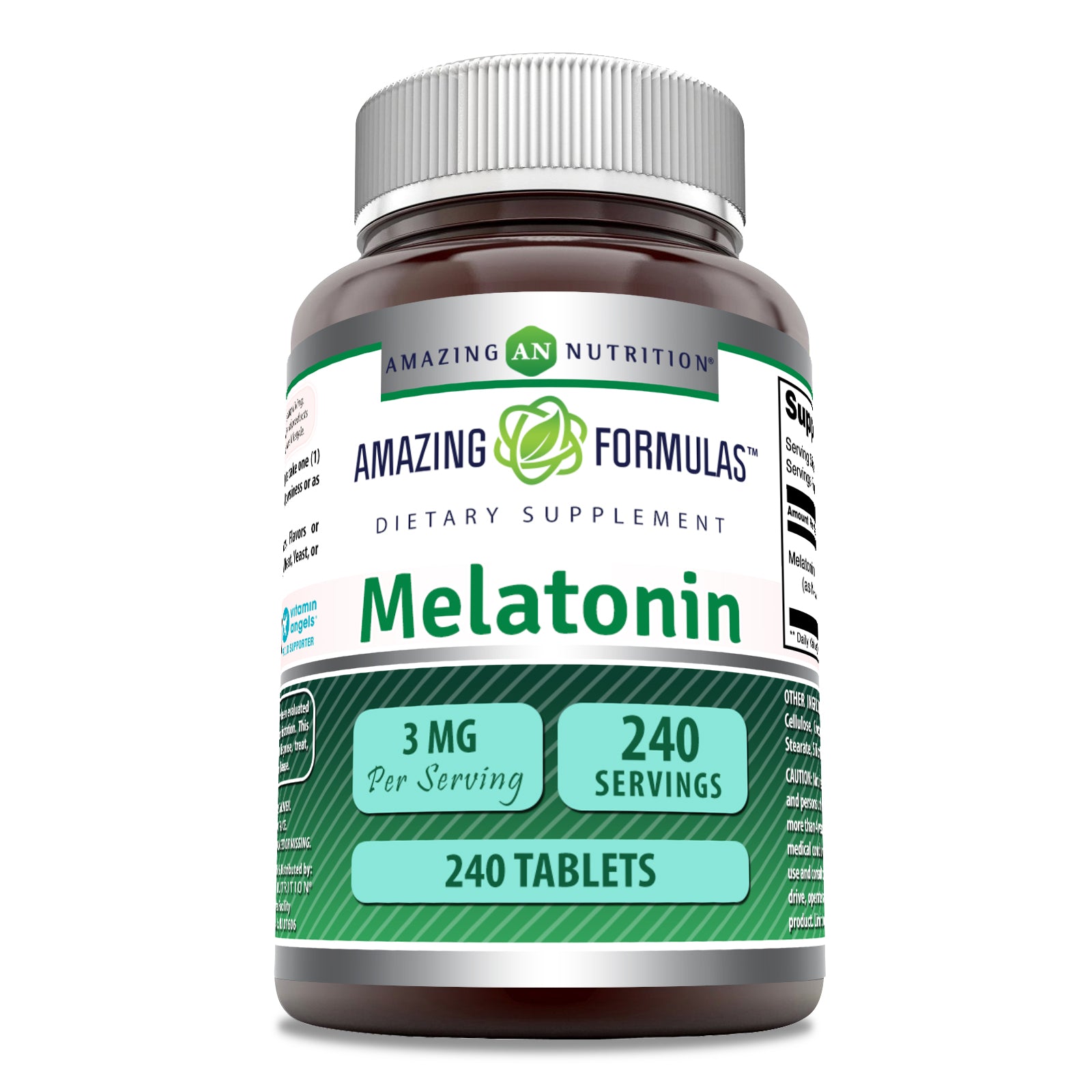 Amazing Formulas Melatonin | 3 Mg | 240 Tablets