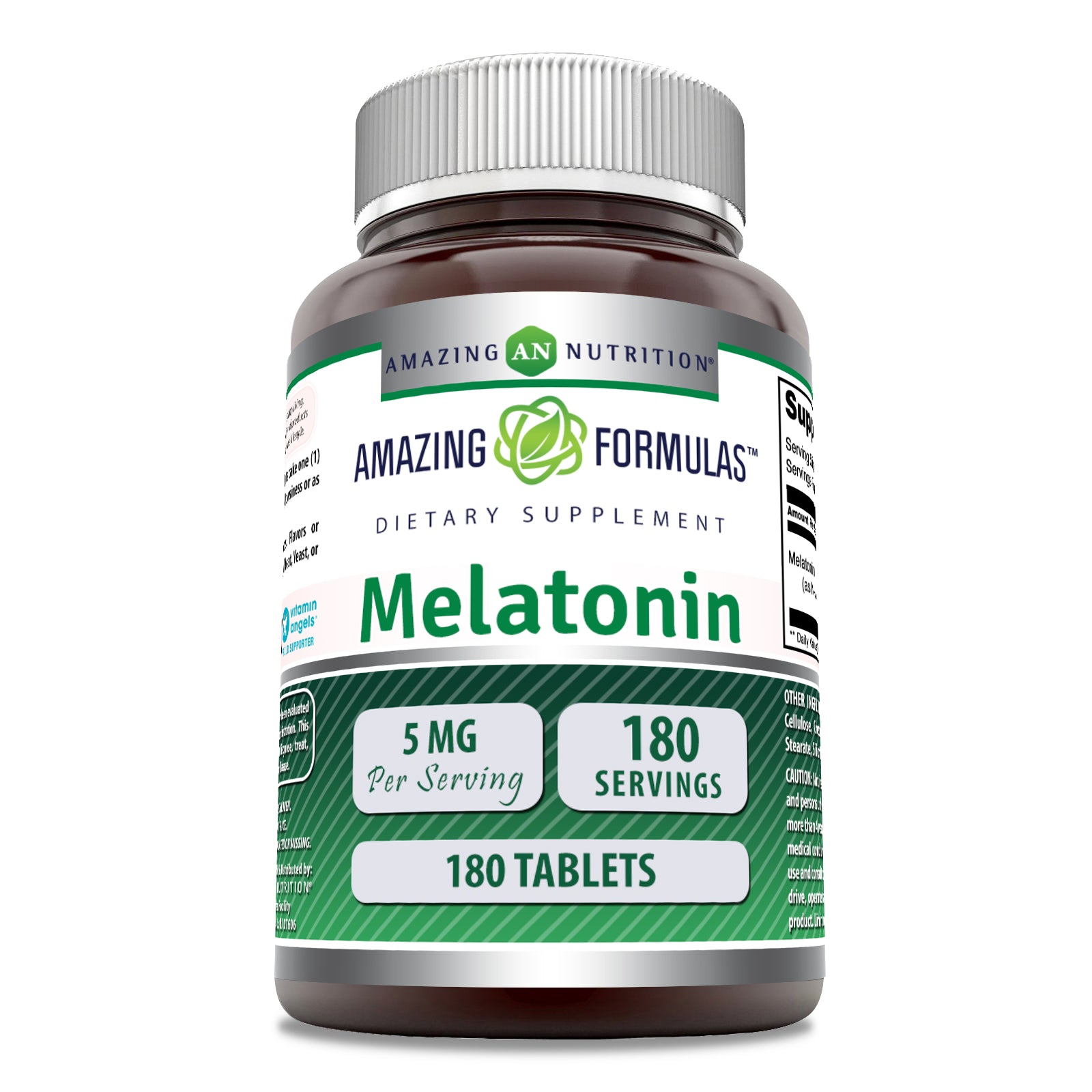 Amazing Formulas Melatonin | 5 Mg | 180 Tablets