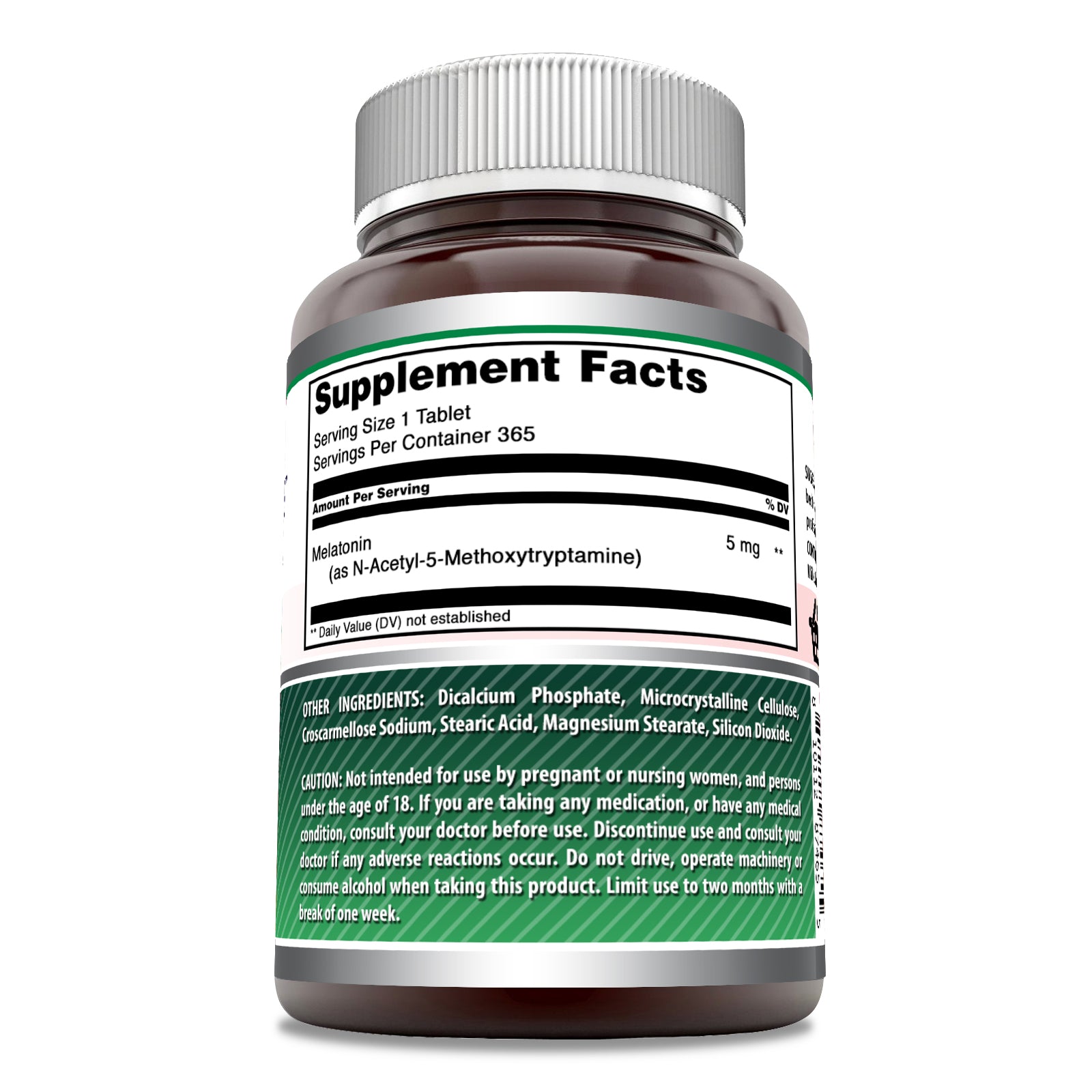 Amazing Formulas Melatonin | 5 Mg | 365 Tablets