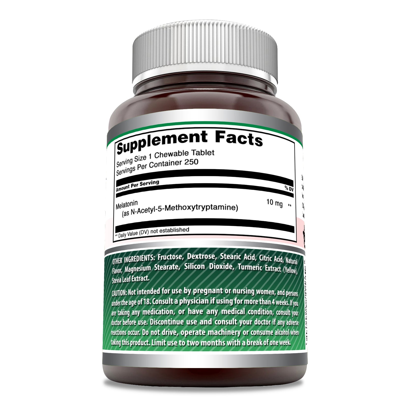 Amazing Formulas Melatonin | 10 Mg | 250 Chewable Tablets | Citrus Flavor