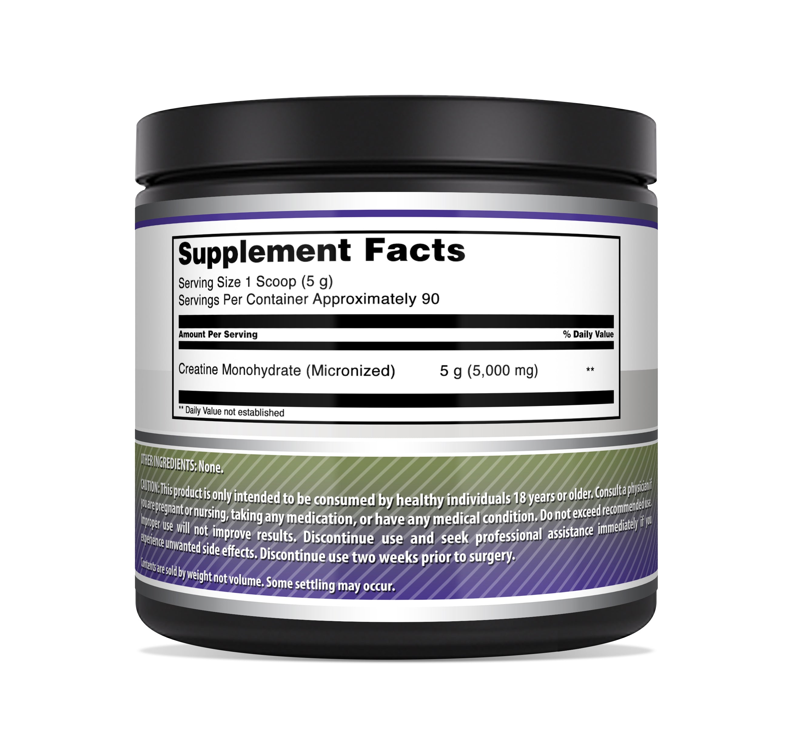 Amazing Formulas Creatine Micronized 5 Grams | 1 LB (454 G) Unflavored Pre & Post-Workout Powder | 90 Servings