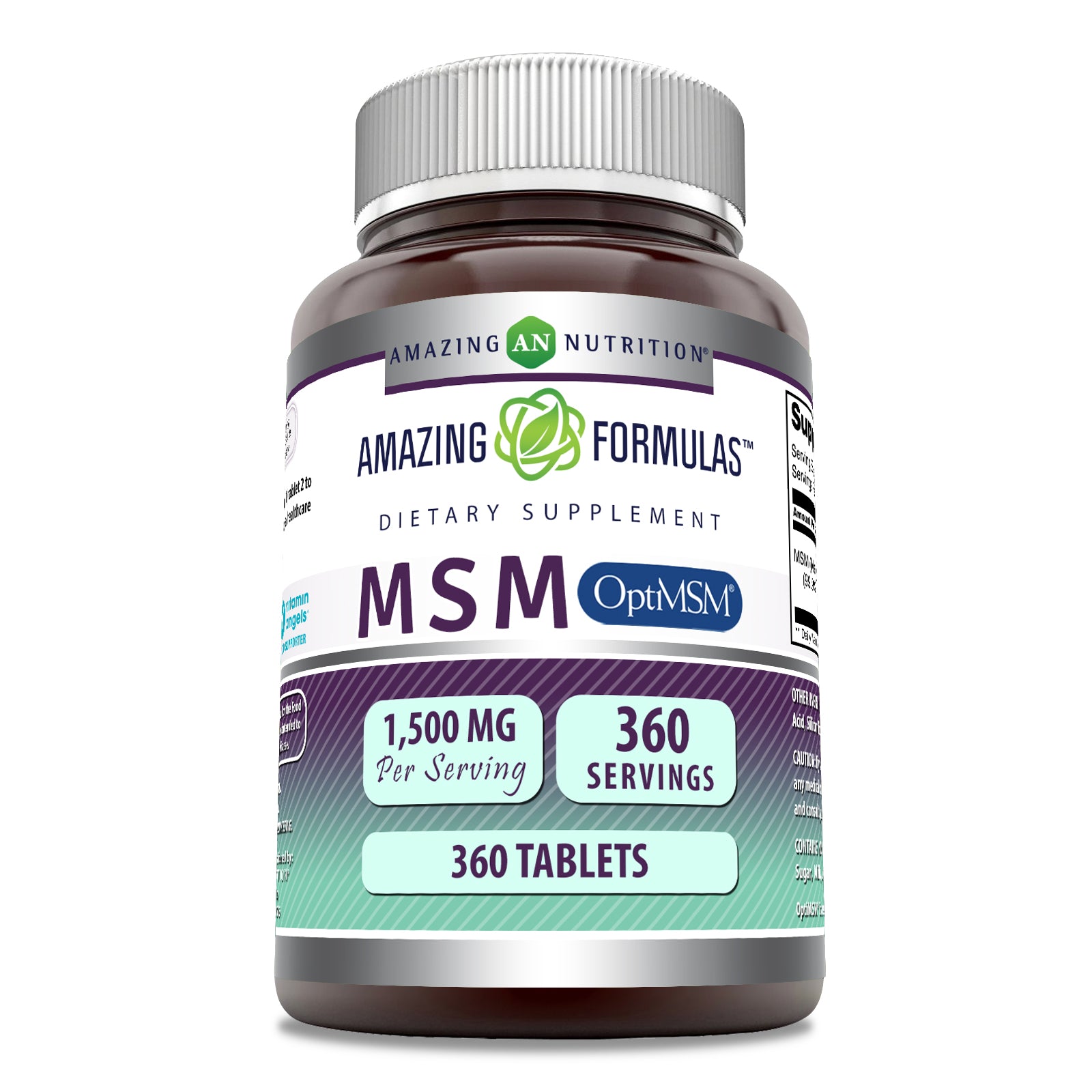 Amazing Formulas OptiMSM | 1500 Mg | 360 Tablets