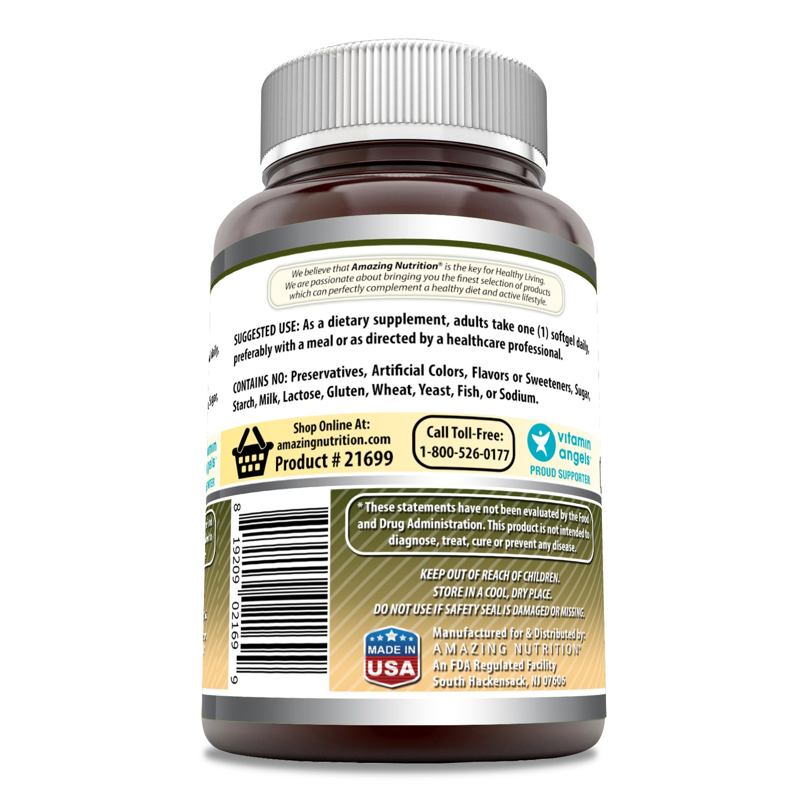Amazing Formulas Oregano Ginger & Fennel | 120 Softgels