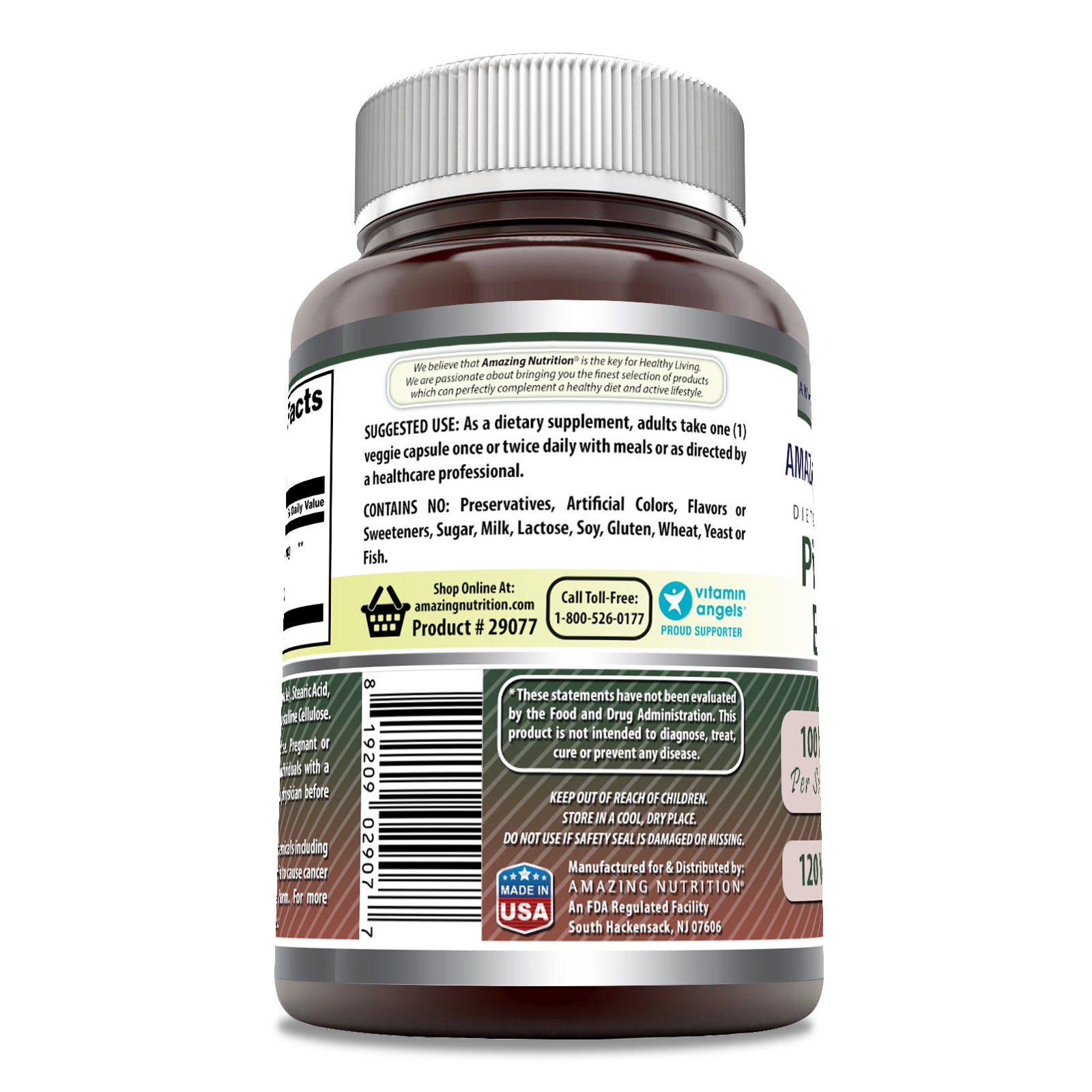 Amazing Formulas Pine bark Extract | 100 Mg | 120 Veggie Capsules