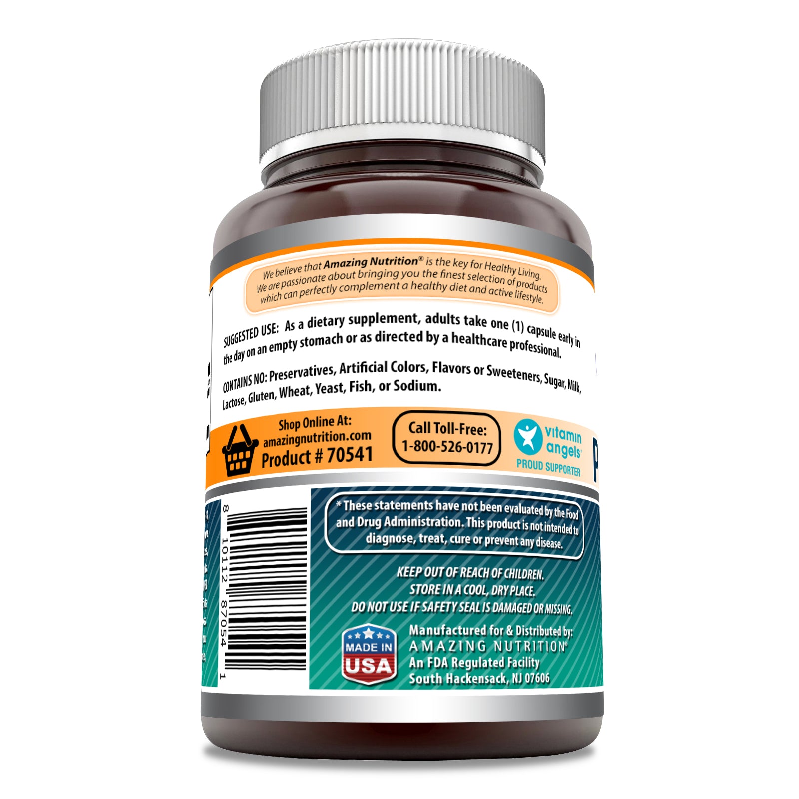 Amazing Formulas Pregnenolone | 30 Mg | 180 Capsules