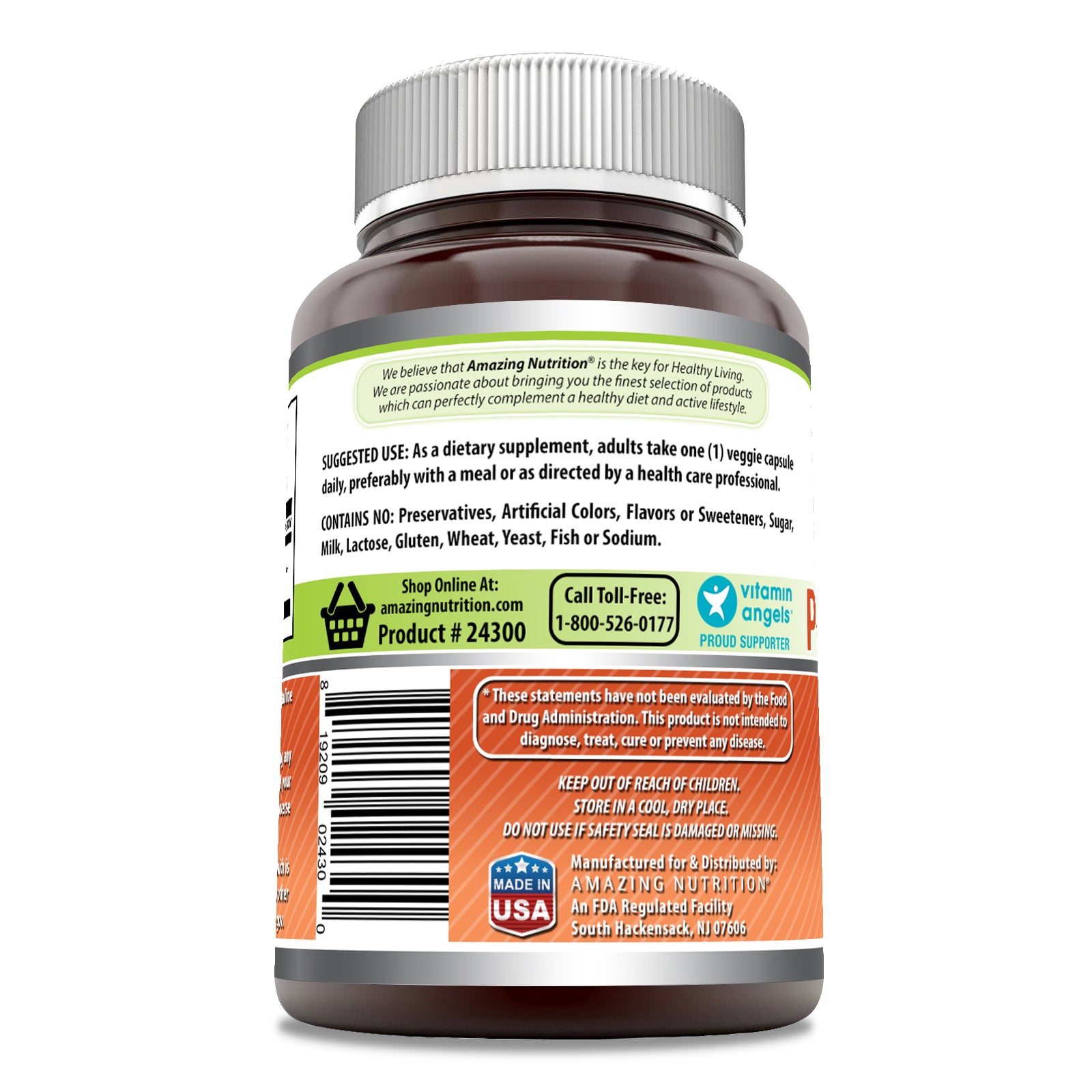 Amazing Formulas Psyllium Husk | 750 Mg | 120 Veggie Capsules