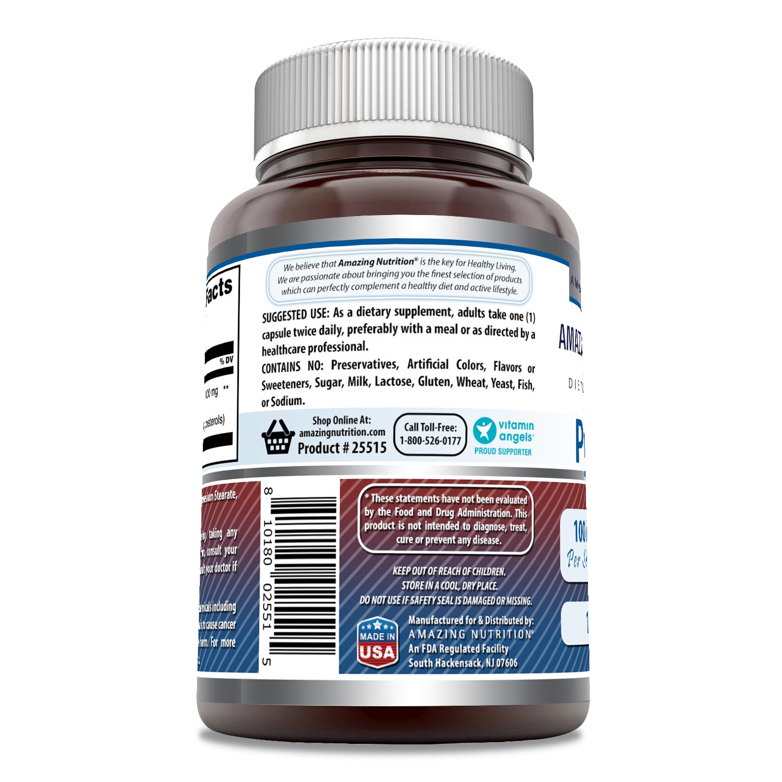 Amazing Formulas Pygeum | 100 Mg | 120 Capsules