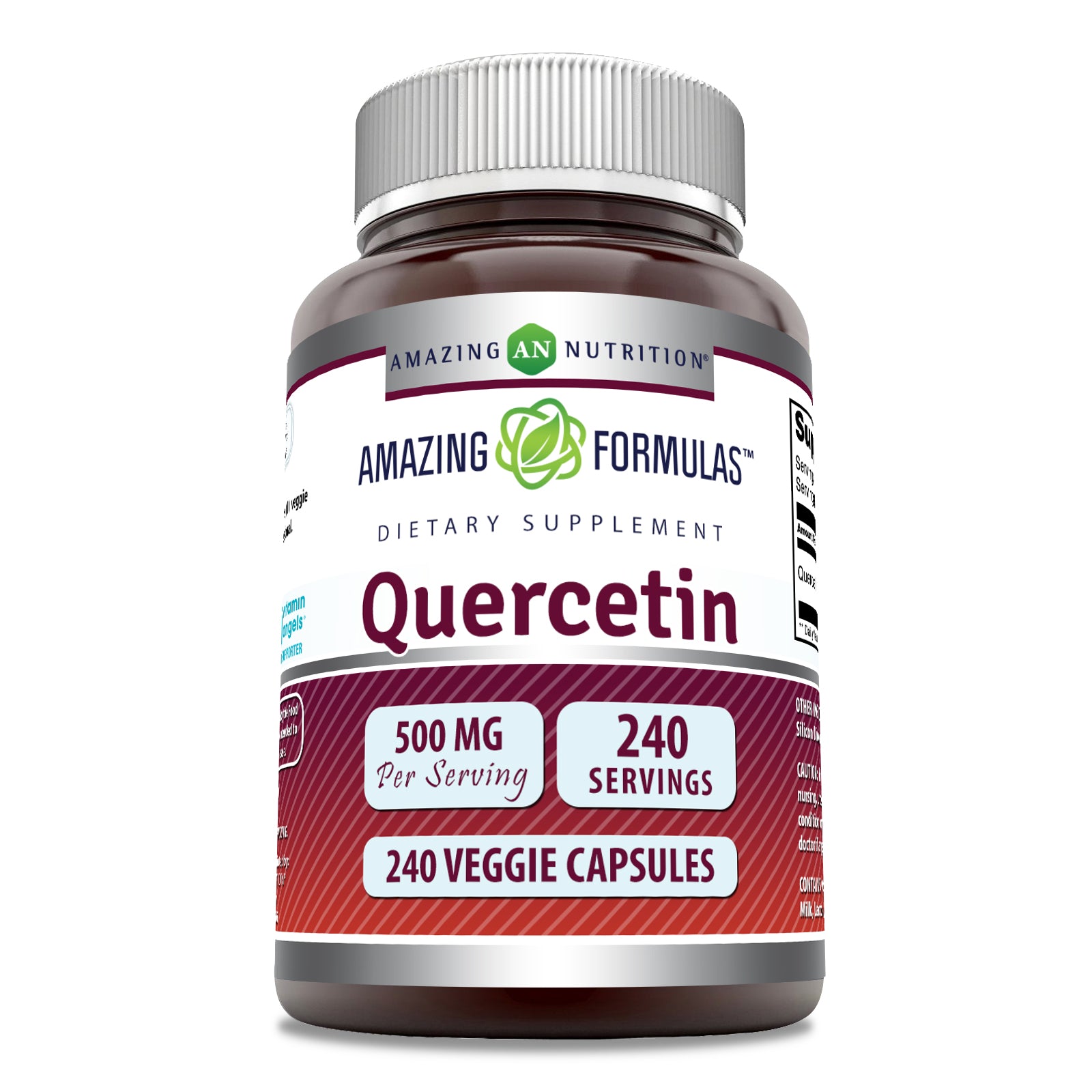 Amazing Formulas Quercetin | 500 Mg | 240 Veggie Capsules