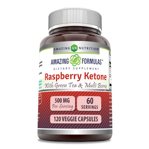 Amazing Formulas Raspberry Ketone | 500 Mg Per Serving | 120 Veggie Capsules