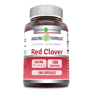 Amazing Formulas Red Clover 430 Mg 180 Capsules