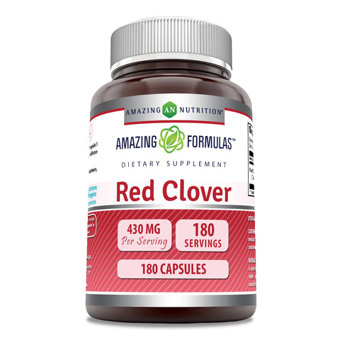 Image of Amazing Formulas Red Clover 430 Mg 180 Capsules
