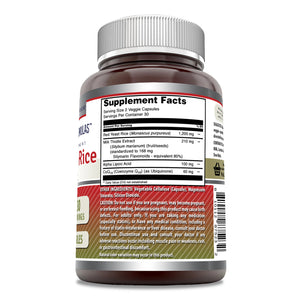 Amazing Formulas Red Yeast Rice Complex | 1570 Mg Per Serving | 60 Veggie Capsules