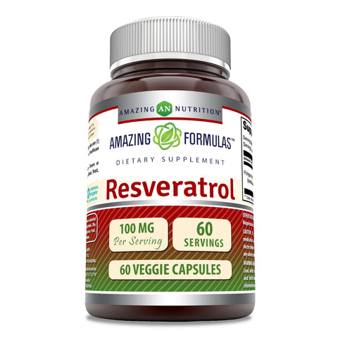 Image of Amazing Formulas Resveratrol | 100 Mg | 60 Veggie Capsules