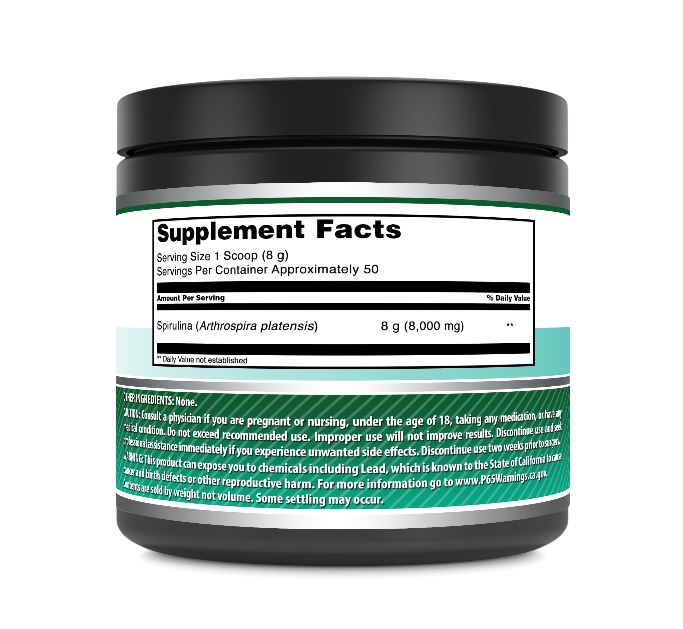 Amazing Formulas Spirulina | 400 Grams Powder | 50 Servings | 8 Grams Per serving