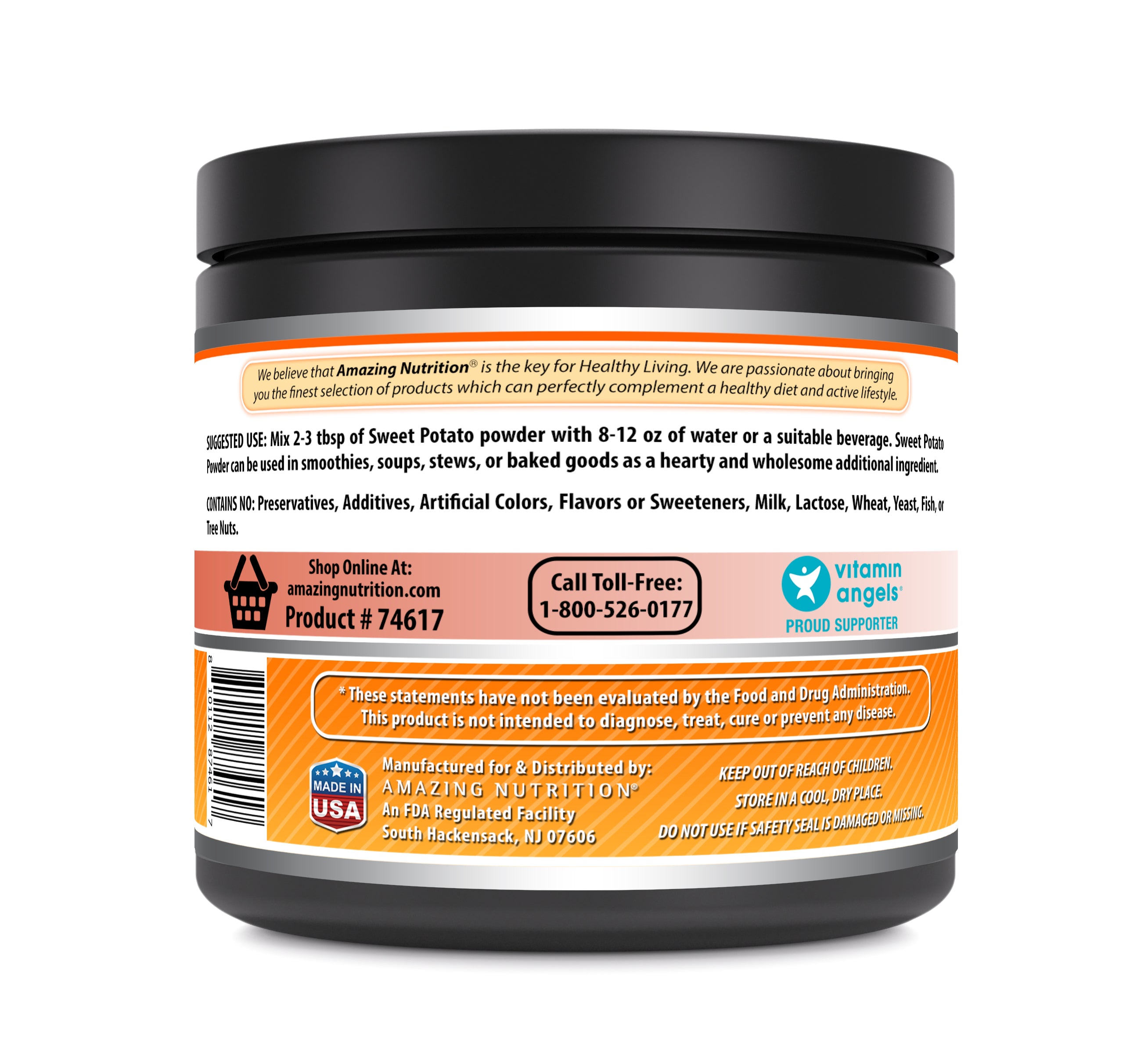 Amazing Formulas Sweet Potato Powder | 2 Grams | 15 Servings