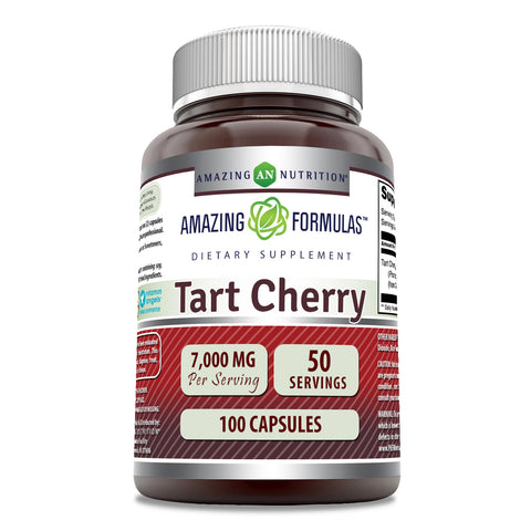 Image of Amazing Formulas Tart Cherry Extract | 7000 Mg Per Serving | 100 Capsules