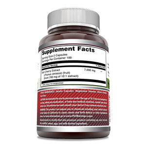 Amazing Formulas Tart Cherry Extract | 7000 Mg Per Serving | 200 Capsules