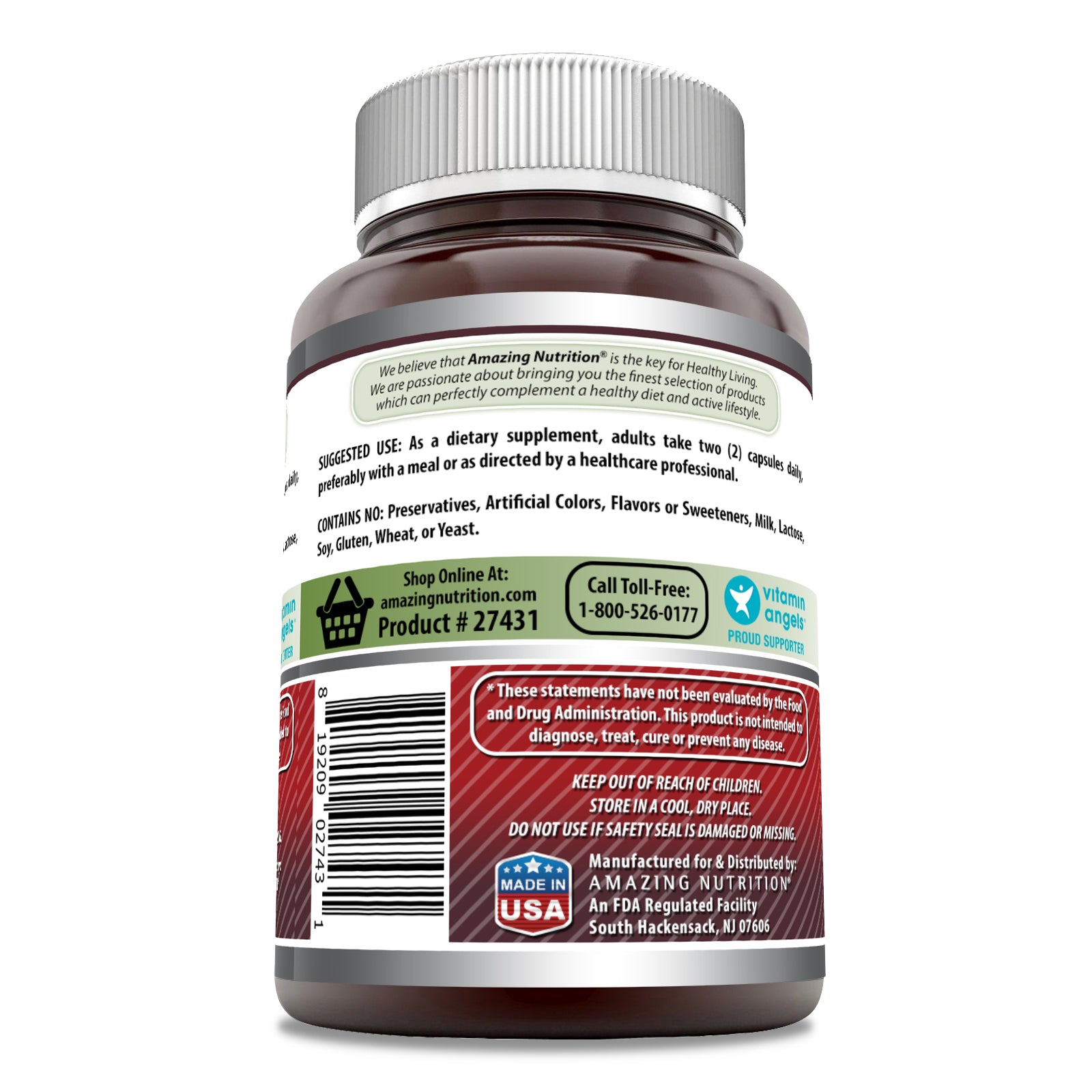 Amazing Formulas Tart Cherry Extract | 7000 Mg Per Serving | 200 Capsules