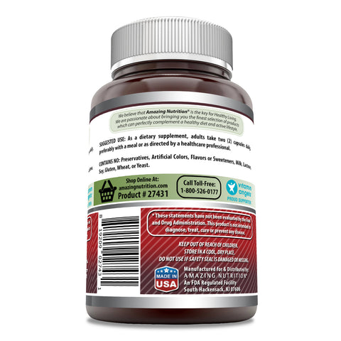 Image of Amazing Formulas Tart Cherry Extract | 7000 Mg Per Serving | 200 Capsules